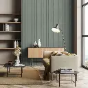 Revestimiento Ripado Verde Glaciar 2440x160 mm 