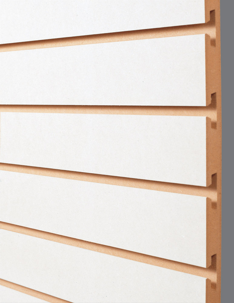 MDF Ranurado Blanco 2440x1520mm - 18mm