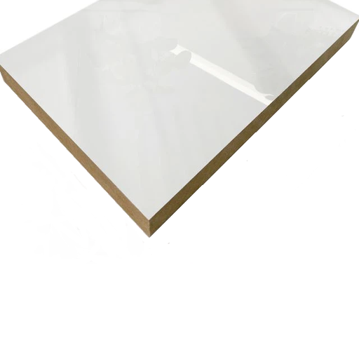 [28000030810] MDF Blanco Alto Brillo 2440x1220mm  - 18mm Importado