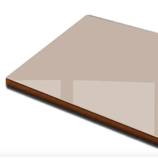 [28000010003] MDF Alto Brillo Tobacco 2440x1220mm  - 18mm Importado