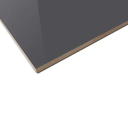 [28000010002] MDF Alto Brillo Grafito 2440x1220mm  - 18mm Importado 